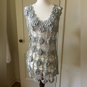 Vintage Handmade Crochet Tank Top